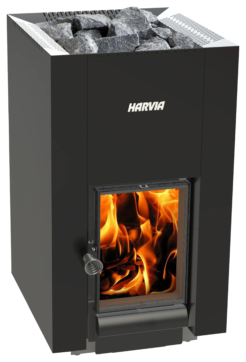 HARVIA Linear 22 GreenFlame black Sauna Wood Stove / Heater product view