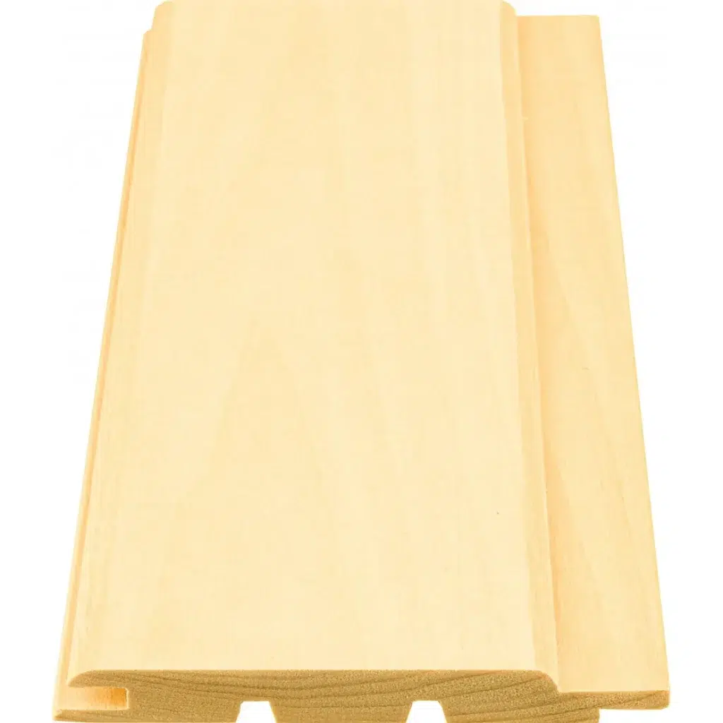 TESLI EXTRA Basswood Tongue & Groove Sauna Board | Lumber 80 x 13 mm | 3 1/8" x 1/2"