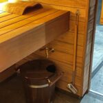 TESLI 20L THERMO WOOD SAUNA BUCKET with Plastic Insert and Lid