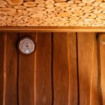 TESLI SMALL Sauna Thermometer | Hydrometer with Thermowood Frame