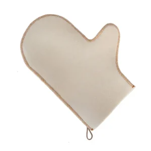 TESLI WHITE Natural Felt Sauna Glove
