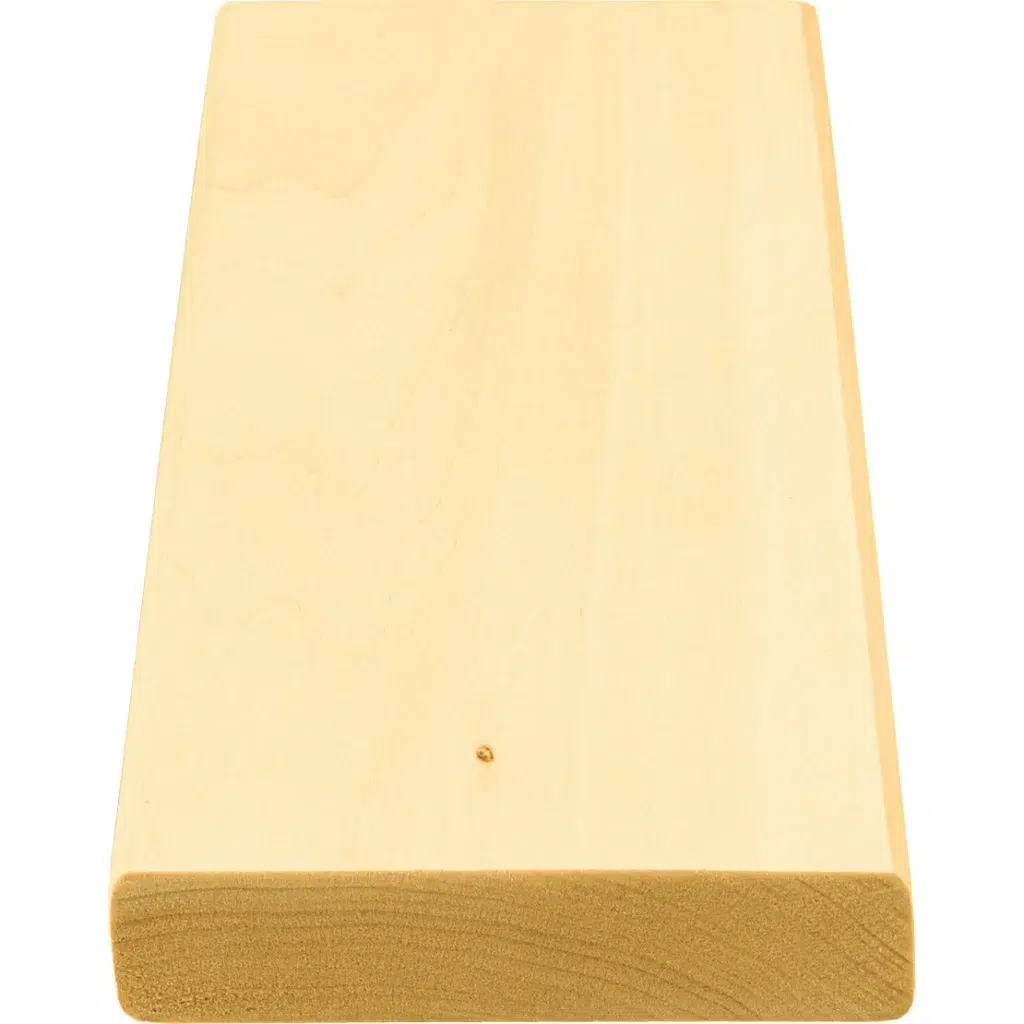 TESLI LUX Basswood Sauna Bench Board | Lumber 90 x 24 mm | 3 9/16" x 15/16"