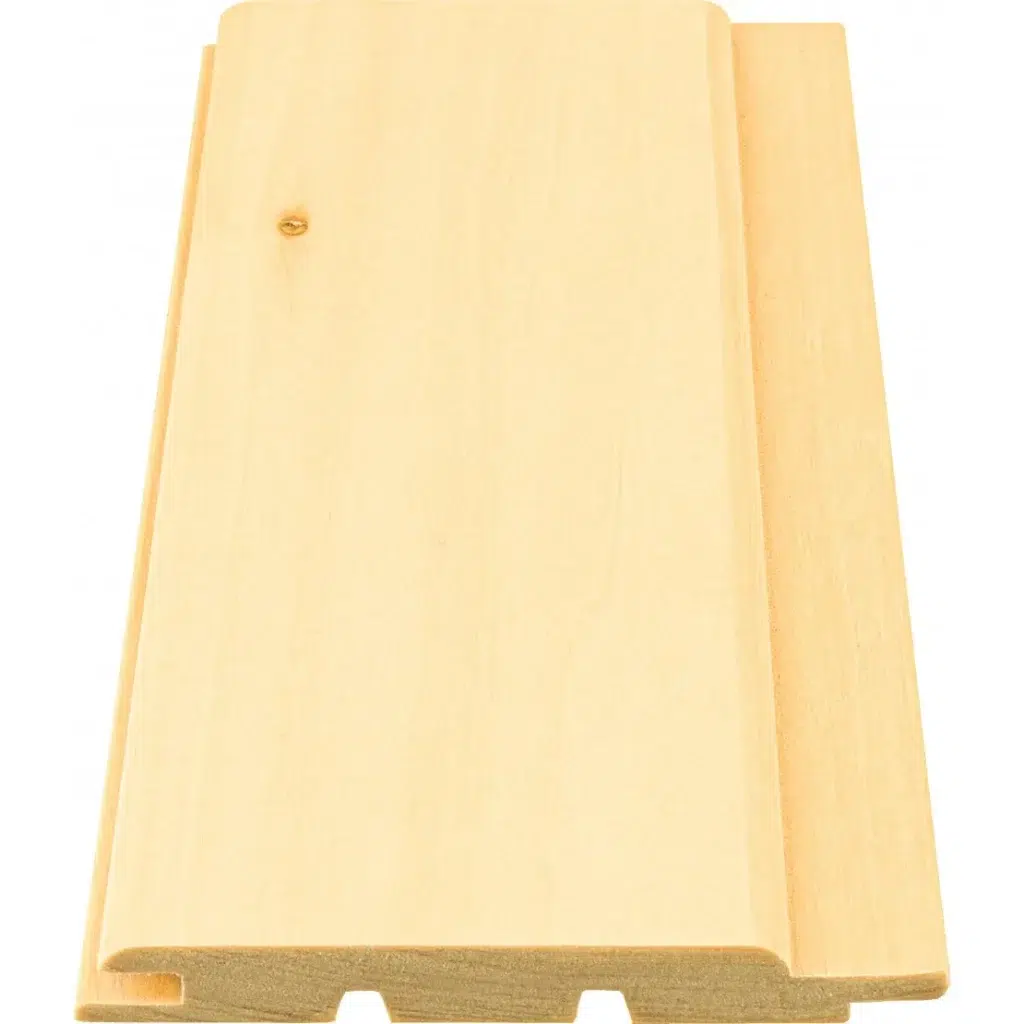 TESLI ECO Basswood Tongue & Groove Sauna Board | Lumber 80 x 13 mm | 3 1/8" x 1/2"