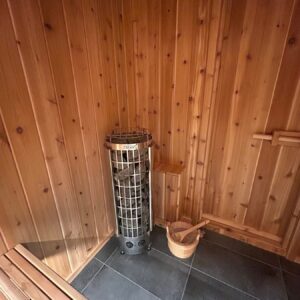 HARVIA CILINDRO Electric Sauna Heater | Built-in Control