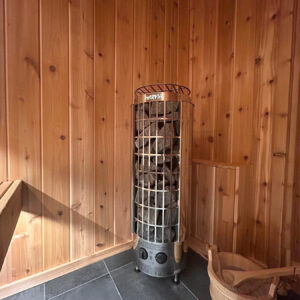 HARVIA CILINDRO Electric Sauna Heater | Built-in Control