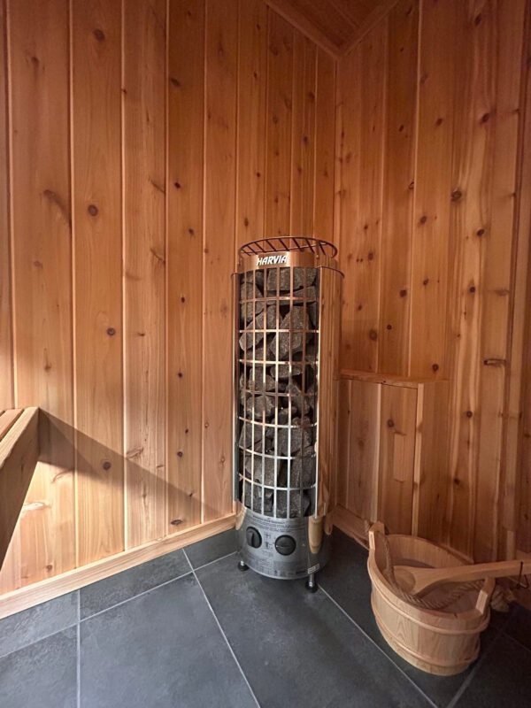 HARVIA CILINDRO Electric Sauna Heater | Built-in Control