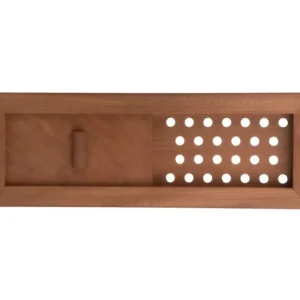 TESLI RECTANGULAR THERMO WOOD Sauna Vent Cover
