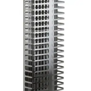 HUUM steel Mini electric sauna heater, empty basket showing internal heating elements