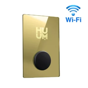 HUUM UKU Gold Wi-Fi sauna control, gold glass control panel