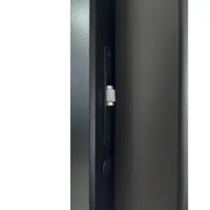 TESLI ANTALYA BLACK Steam Room Glass Door, door latch detail