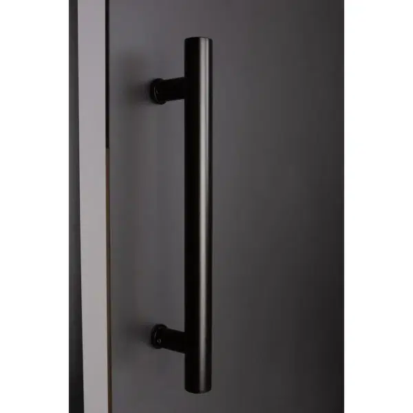 TESLI ANTALYA BLACK Steam Room Glass Door, handle detail