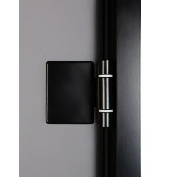 TESLI ANTALYA BLACK Steam Room Glass Door, hinge detail