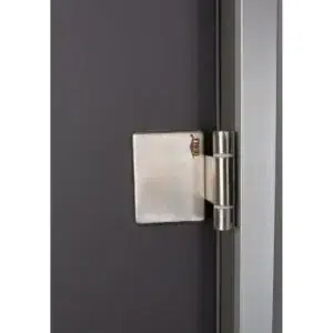 TESLI ANTALYA GREY Steam Room Glass Door, hinge detail