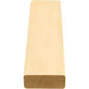 TESLI EXTRA Basswood Sauna Bench Board, board end and rounded edges