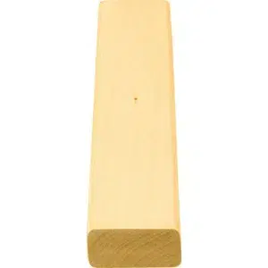 TESLI EXTRA Basswood Sauna Bench Board, board end and rounded edges