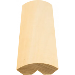 TESLI EXTRA Basswood Sauna Bench Trim Board, rounded trim-board profile