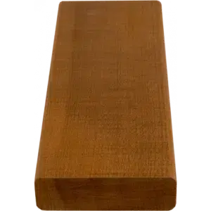 TESLI EXTRA Thermo Basswood Sauna Bench Board, board face and end profile