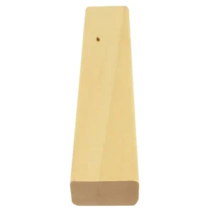 TESLI LUX Basswood Sauna Bench Board, board end showing wood grain