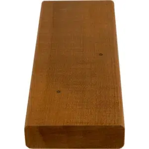 TESLI LUX Thermo Basswood Sauna Bench Board, board face and end profile