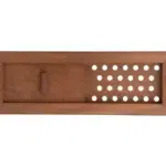 TESLI RECTANGULAR THERMO wood Sauna Vent Cover, sliding panel open