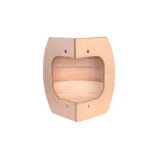 TESLI Sydney Corner sauna light cover, rear view showing mounting holes