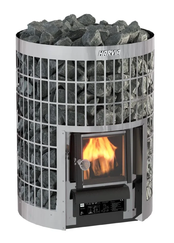 Harvia Cilindro 16 wood stove — Smaller sauna range