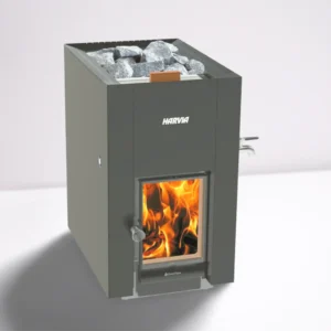HARVIA Linear 22 GreenFlame ES black Sauna Wood Stove / Heater