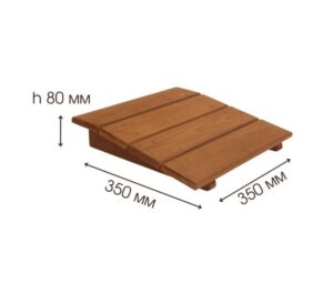 TESLI ALFA THERMO WOOD Sauna Headrest