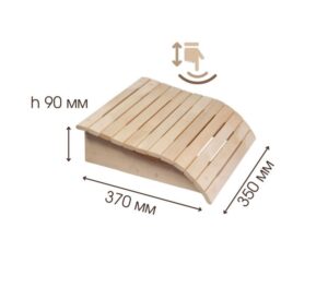TESLI ORTHOPEDIC Sauna Headrest
