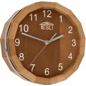 TESLI SAUNA WALL CLOCK from Thermo Basswood