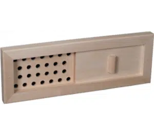 TESLI RECTANGULAR Sauna 4 inches Hole Vent Cover