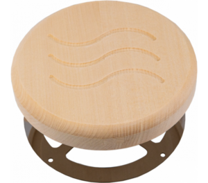 TESLI CIRCULAR Sauna 4 inches Hole Vent Cover with Stainless Steel Mounting Piece