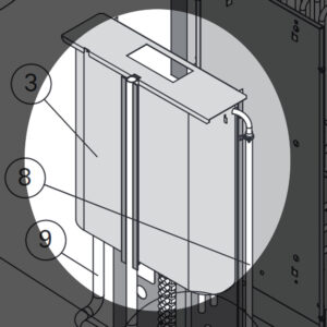 Harvia ZCU-115 Water Reservoir for Virta Combi