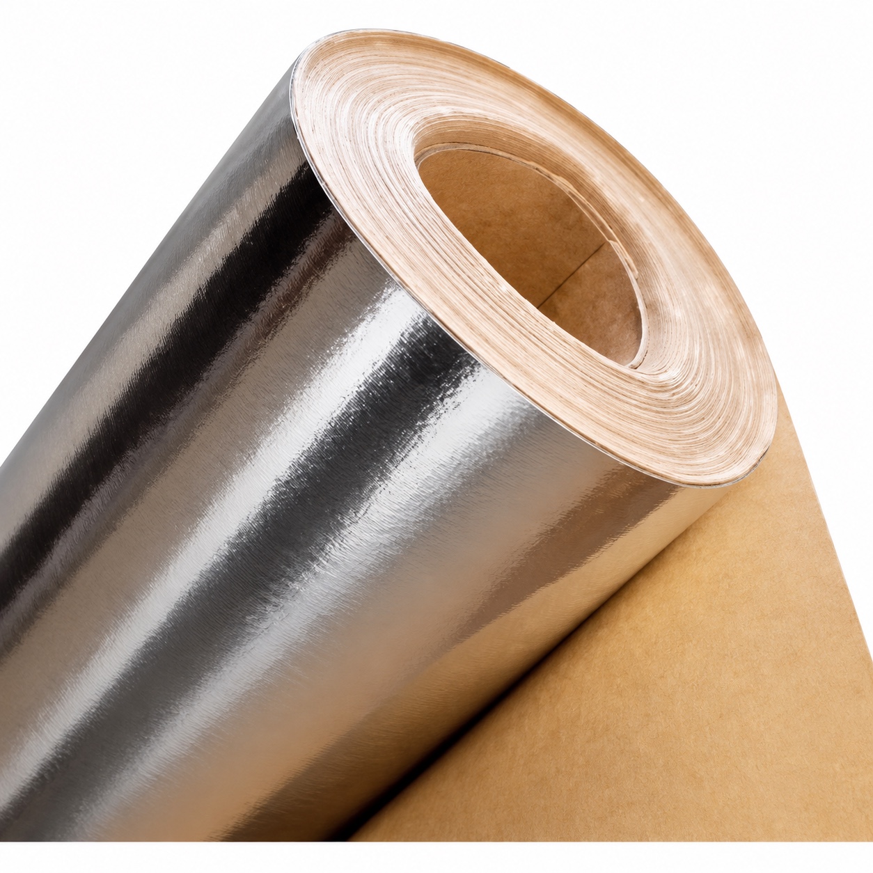 TESLI paper-backed aluminium sauna foil insulation roll
